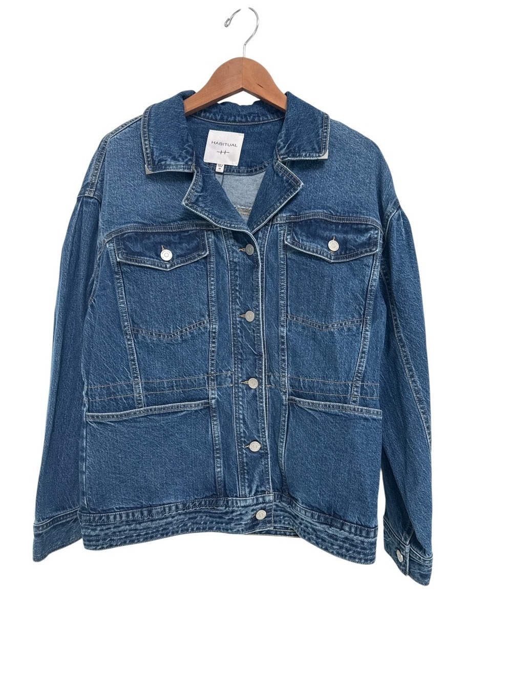NWT Habitual Denim Shacket Jacket